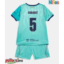 Camiseta Barcelona Pau Cubarsi #5 Tercera Equipación para niños 2026-27 manga corta (+ pantalones cortos)